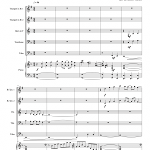 All Creatures of Our God and King (Brass Quintet)