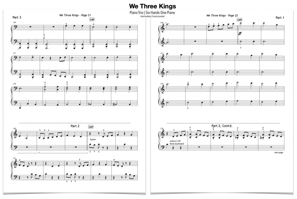 We Three Kings - Piano Trio