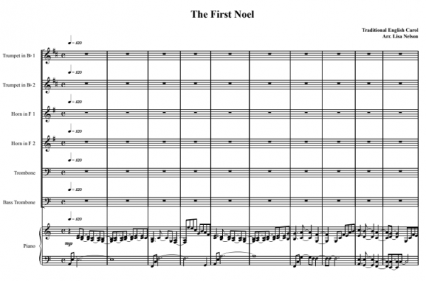 The First Noel (Brass Ensemble)