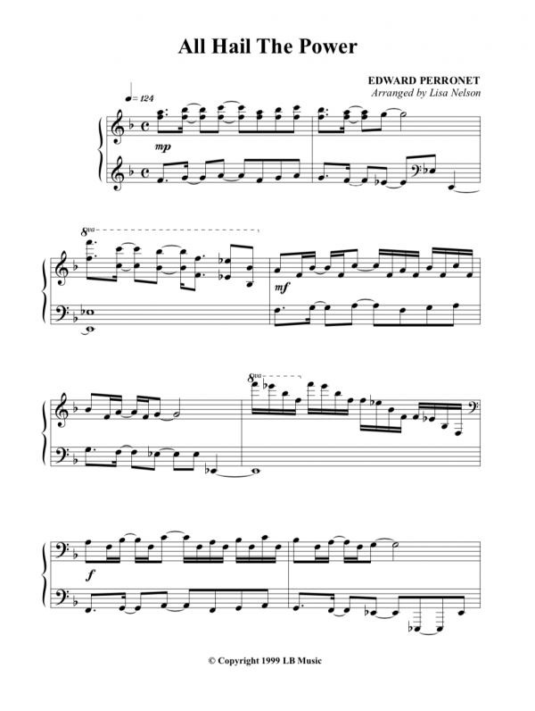 All Hail the Power (Piano Solo)