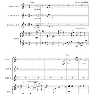 Amazing Grace - Clarinet Trio (Three Plus Keys)