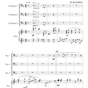 Amazing Grace - Horn Trio (Three Plus Keys)