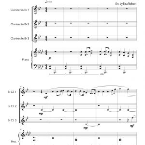 Loch Lomond - Clarinet Trio (Three Plus Keys)