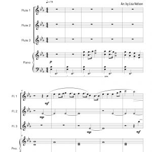 Loch Lomond - Flute Trio (Three Plus Keys)