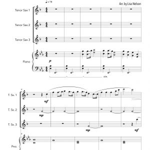 Loch Lomond - Tenor Sax Trio (Three Plus Keys)