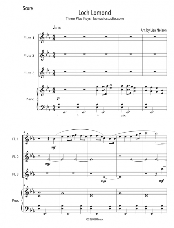 Loch Lomond - BUNDLE (Three Plus Keys)