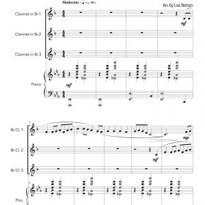 Simple Gifts - Clarinet Trio (Three Plus Keys)