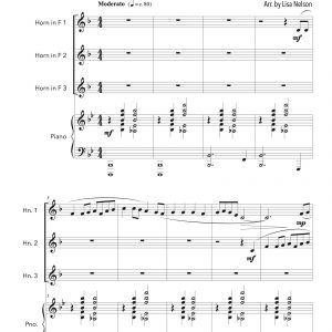 Simple Gifts - Horn Trio (Three Plus Keys)