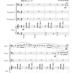 Simple Gifts - Trombone Trio (Three Plus Keys)