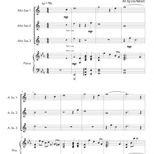 Swing Low - Alto Sax Trio (Three Plus Keys)
