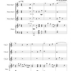 Swing Low - Tenor Sax Trio (Three Plus Keys)