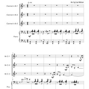 Turkey in the Straw - Clarinet Trio (Three Plus Keys)