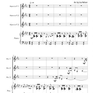Turkey in the Straw - Horn Trio (Three Plus Keys)