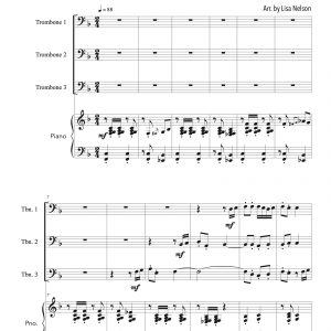 Turkey in the Straw - Trombone Trio (Three Plus Keys)