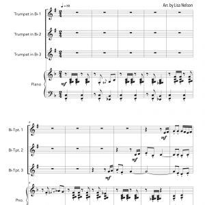 Turkey in the Straw - Trumpet Trio (Three Plus Keys)