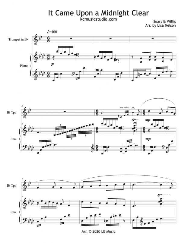 It Came Upon a Midnight Clear - Trumpet Solo