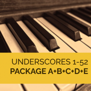 Underscores 1-52: Packages A, B, C, D, E and F (Piano, Keys, Chords)