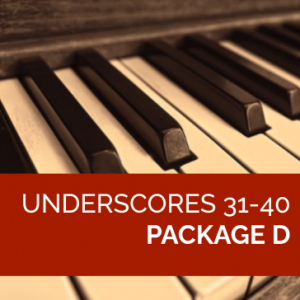 Underscores 31-40: Package D (Piano, Keys, Chords)