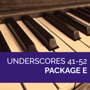 Underscores 41-52: Package E (Piano, Keys, Chords)